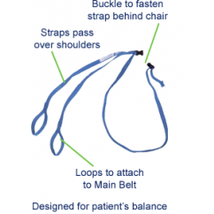 Shoulder Strap for Chair or Lap Belt
